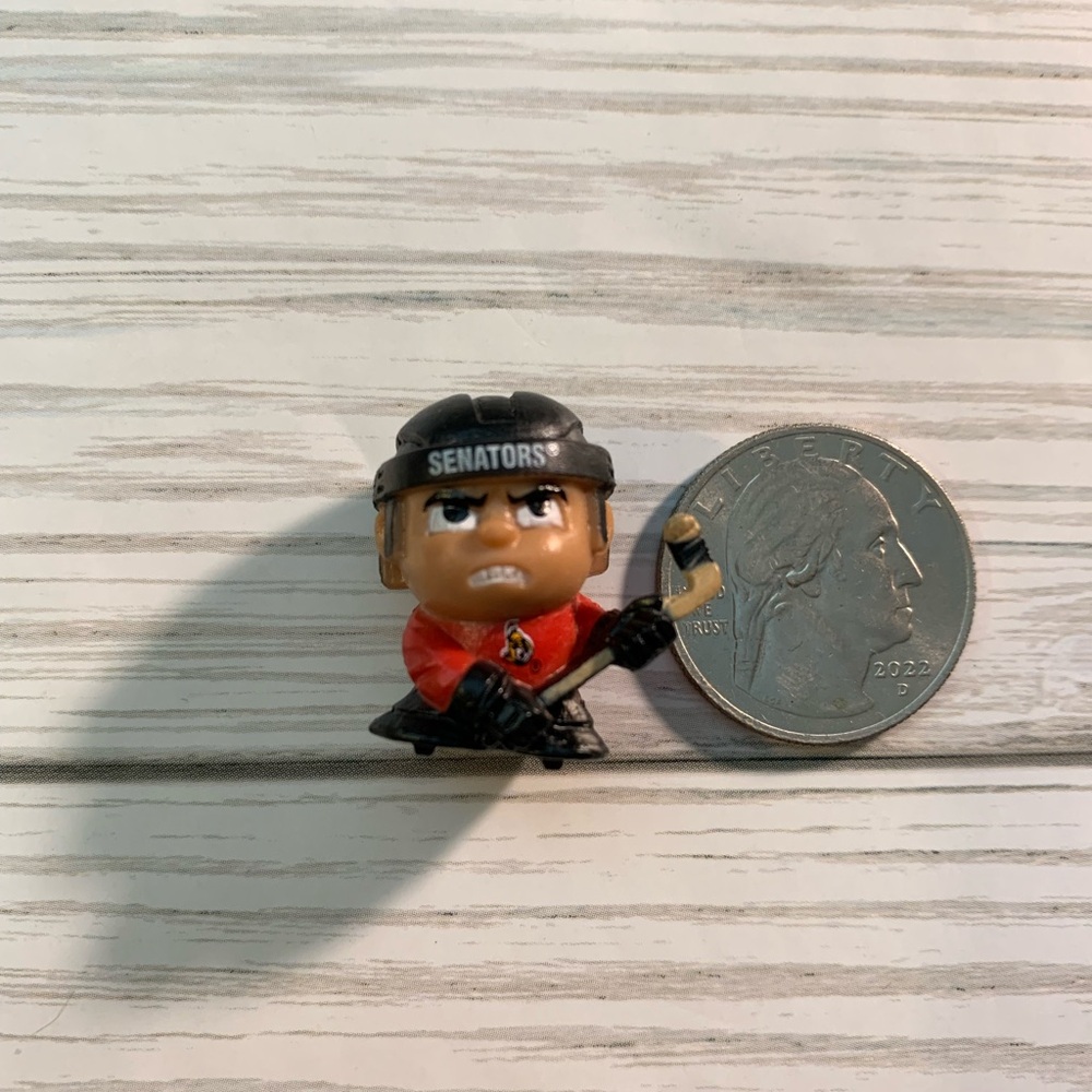 Teeny Mates Ottawa Senators Hockey Keychain Upcycled